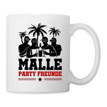 Malle Party Friends Holidays Mallorca - Mug - white - Right
