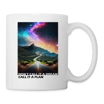Call it a plan - Mug blanc - blanc - Droite