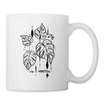 Monsteraleaf - Tasse - Weiß - Rechts