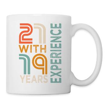 Geschenk zum 40. Geburtstag zum 40. Geburtstag - Tasse - Weiß - Rechts