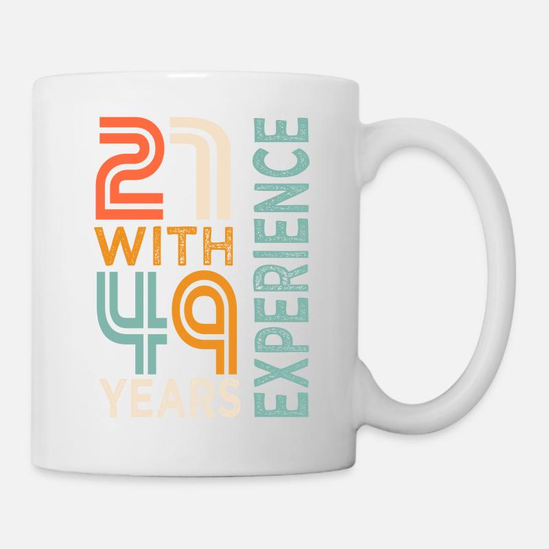 70e anniversaire cadeau 70 ans - Mug blanc - blanc