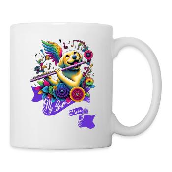 Melodic Love: Flute Sounds - Mug - white - Right