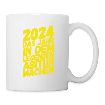 Lustige ABITUR Sprüche - Tasse - Weiß - Rechts