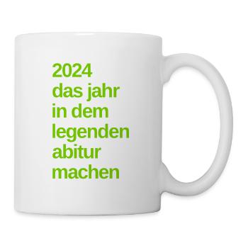 Abitur 2024 sayings - Mug - white - Right