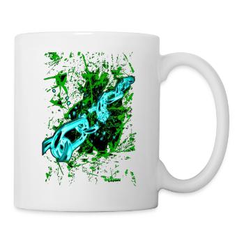 "PushYourLimits" by Acryl Galerie & Design - Tasse - Weiß - Rechts