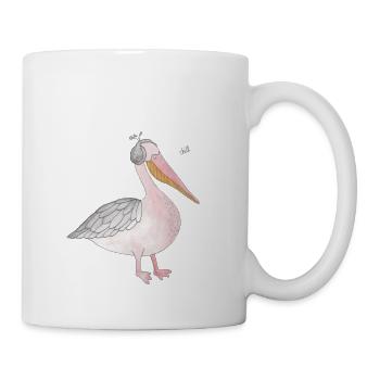 Casque Pelikan - Mug blanc - blanc - Droite