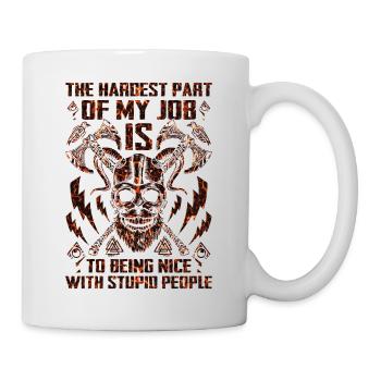 suède suède scandinavie nord viking drapeau tor - Mug blanc - blanc - Droite