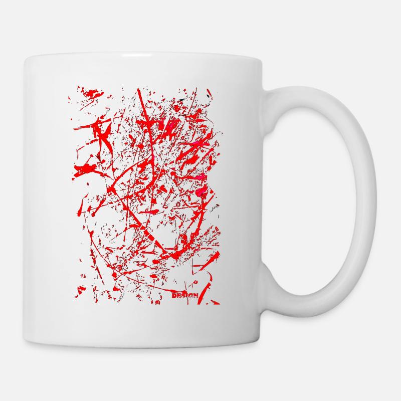 "Abstract 69" by Acryl Galerie & Design - Tasse - Weiß