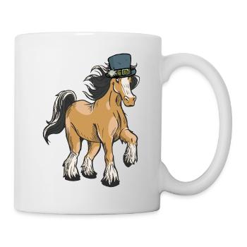 Gebirge Pferd Pferde Alpen Ross Tirol Tiroler - Tasse - Weiß - Rechts