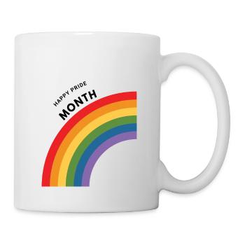 Happy Pride - Tasse - Weiß - Rechts