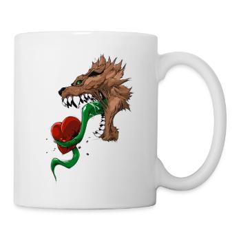 La passion - Mug blanc - blanc - Droite