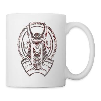 Ägypten-Hieroglyphe Nil-Flagge Pharao-Pyramide Kairo - Tasse - Weiß - Rechts