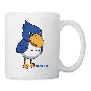 Oiseau à bec-en-sabot Ornithologue Forêt I Cadeau - Mug blanc - blanc - Droite