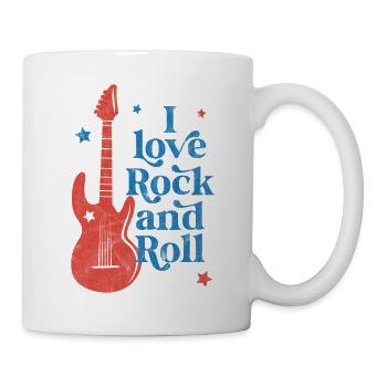 Ich liebe Rock'n'Roll - Tasse - Weiß - Rechts