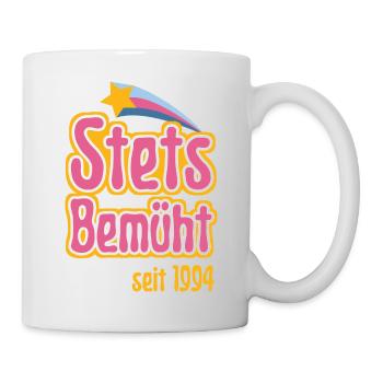 Stets Bemüht seit 1994 - Tasse - Weiß - Rechts