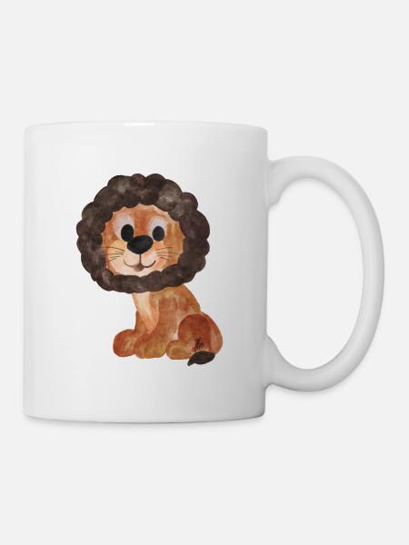 Löwenstark - Tasse - Weiß