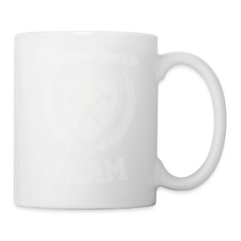handwerker team - Tasse - Weiß - Rechts