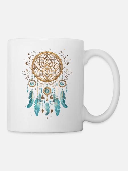 Capteur de rêves Spiritualité ésotérique Capteur de rêves - Mug blanc - blanc