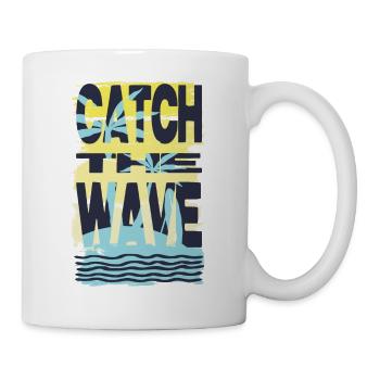 Catch the wave. - Mug - white - Right