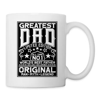 Greayest Dad Limited Edition World's Best Father - Mug - white - Right
