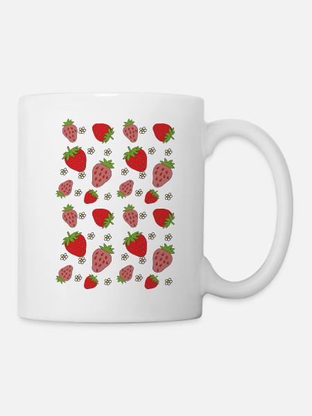 Strawberries Field - Mug - white