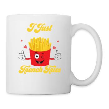 Amateur de frites : c’est plus qu’une - Mug blanc - blanc - Droite