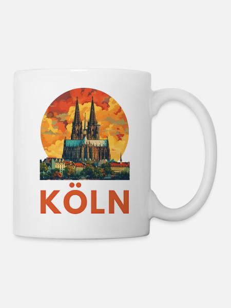 Köln "Kölner Dom" - Tasse - Weiß