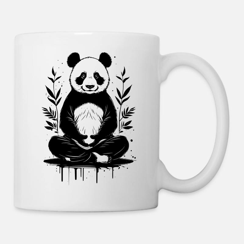 - Zen Panda - - Tasse - Weiß