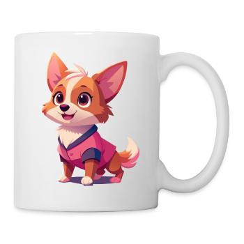 Cute little dog - Mug - white - Right