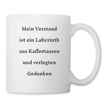 Gedankensprüche - Tasse - Weiß - Rechts