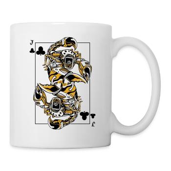 Scorpio Steampunk Card Game Clubs Jack Poker - Mug - white - Right