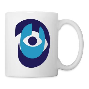 Mauvais œil Nazar calligraphie - Mug blanc - blanc - Droite