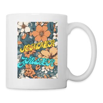 Sommer Zauber Floral - Tasse - Weiß - Rechts