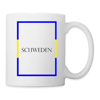 Sweden, Sweden, Statement lettering with flag - Mug - white - Right