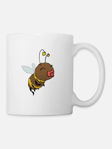 Cute Bumblebee Pacifier - Mug - white