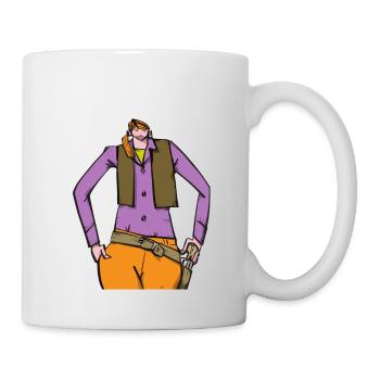 Western - Mug blanc - blanc - Droite