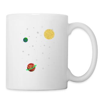 The Universe - Tasse - Weiß - Rechts
