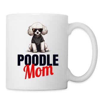 Pudel Hundeliebhaber Hundebesitzer Haustier Pudel - Tasse - Weiß - Rechts