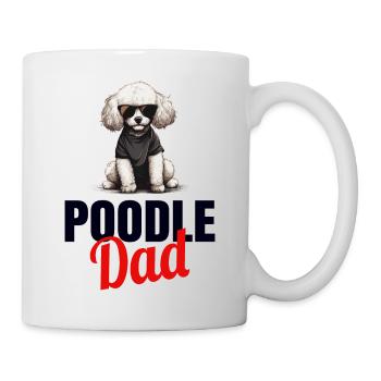 Pudel Hundeliebhaber Hundebesitzer Haustier Pudel - Tasse - Weiß - Rechts