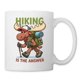 Moose Hiking Adventure - Mug - white - Right