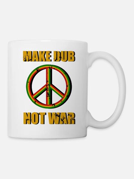 Make Dub Reggae - Tasse - Weiß