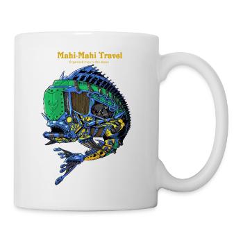 Mahi-mahi travel - Mug - white - Right