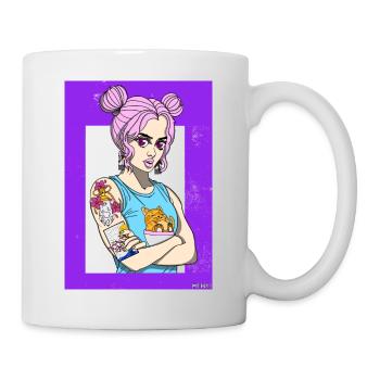 Otaku girl - Tasse - Weiß - Rechts