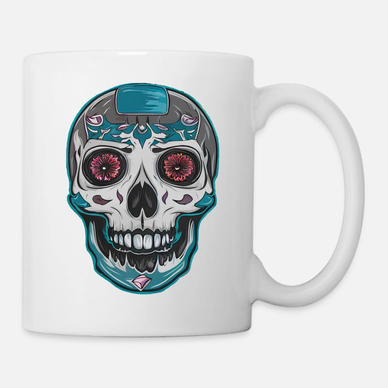 Skull 2 - Mug - white
