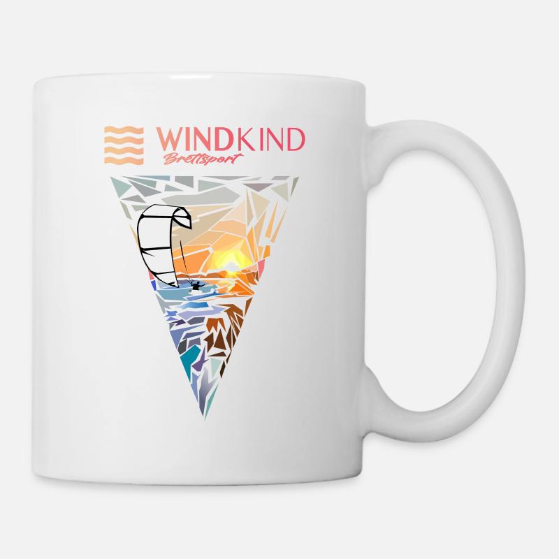 Kitesurfers - Mug - white