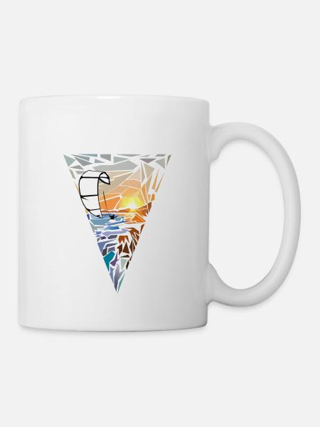 Kitesurfer - Tasse - Weiß