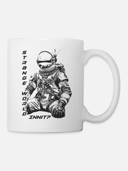 strange world - Tasse - Weiß