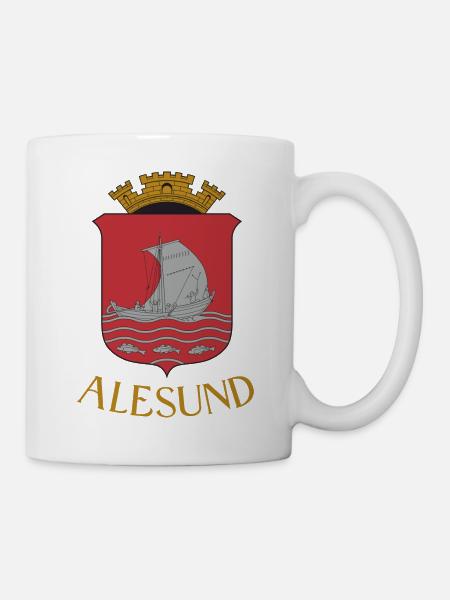 Alesund Norway - Mug - white