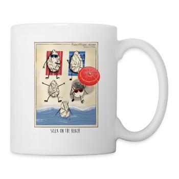 Silex on the beach 2 - Mug blanc - blanc - Droite