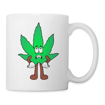 Der Bloom - Weed Cannabis Stoned Hanf Marihuana - Tasse - Weiß - Rechts